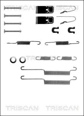 TRISCAN 8105 402522 Kit accessori, Ganasce freno PRELUDE 1.8 EX (AAB) 101 CV Benzina 1987