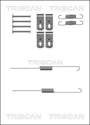 TRISCAN 8105 422589 Lisakomplekt, Piduriklotsid L 200 2.5 DI-D (KA4T) 167 HP Diisel 2016