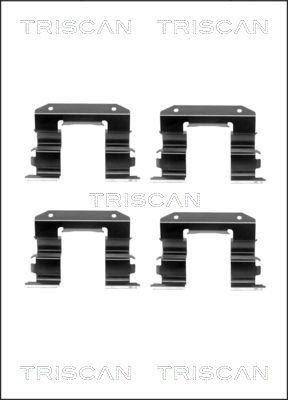 TRISCAN 8105 431616 Monteringssæt til bremseklodser LANTRA 1.8 i.e. 16V 127 HK Benzin 1995