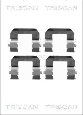 TRISCAN 8105 431617 Monteringssæt til bremseklodser MAGENTIS 2.7 V6 193 HK Benzin 2011