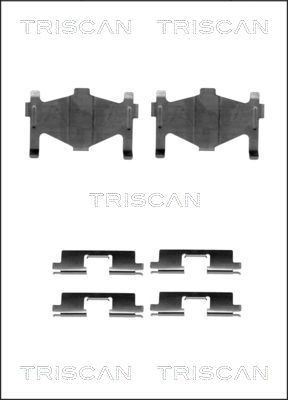 TRISCAN 8105 691622 Σετ βοηθ. εξαρτημάτων, τακάκια φρένων SWIFT 1.3 GTi 101 PS Βενζίνη 2005