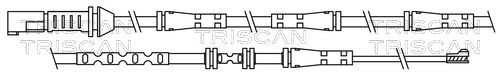 TRISCAN Warning Contact Set, brake pad wear Article number: 8115 11061 cheaply