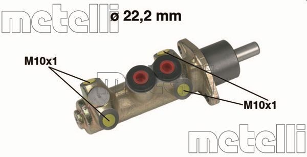 METELLI Peapiduri silinder Artikli number: 05-0208 soodsalt