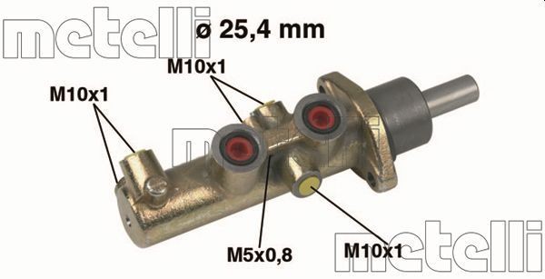 METELLI Peapiduri silinder Artikli number: 05-0446 soodsalt