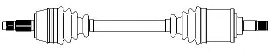 METELLI Drive shaft Article number: 17-0362 cheaply