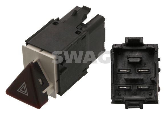 SWAG 32 93 8646 Hazard Light Switch PASSAT 2.0 FSI 150 PS Petrol 2011