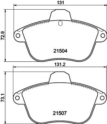 MINTEX Brake pad set Article number: MDB1526 cheaply