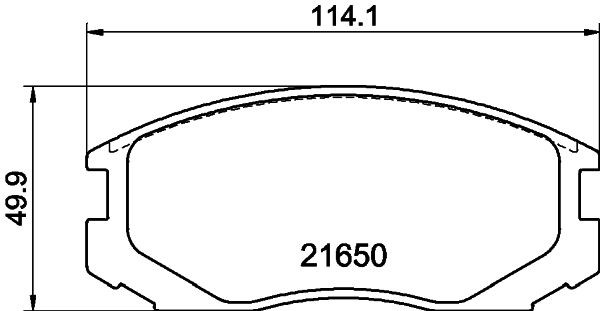 MINTEX Piduriklotsid Artikli number: MDB1722 soodsalt
