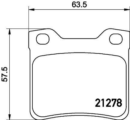 MINTEX Brake pad set Article number: MDB1834 cheaply