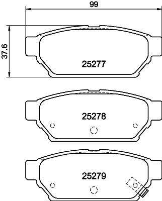 MINTEX Brake pad set Article number: MDB3229 cheaply