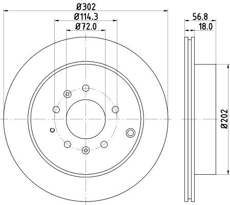 MINTEX Brake disc Article number: MDC2082 cheaply