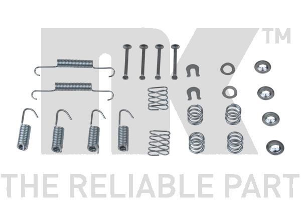 NK 79190010 Tilbehørssæt, parkeringsbremsebakker LANCER 2.0 i 4WD (CZ4A) 154 HK Benzin