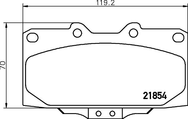 MINTEX Brake pad set Article number: MDB1748 cheaply