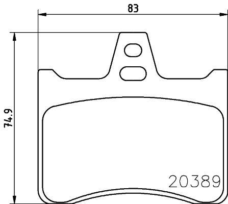 MINTEX Brake pad set Article number: MDB1135 cheaply
