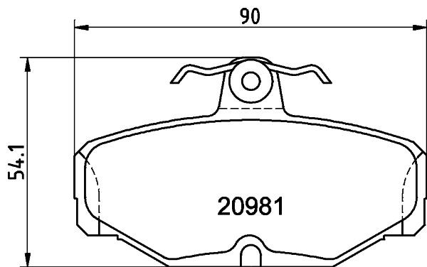 MINTEX Piduriklotsid Artikli number: MDB1287 soodsalt