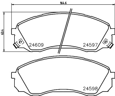 MINTEX Brake pad set Article number: MDB2921 cheaply