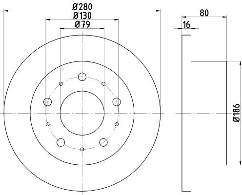 MINTEX Brake disc Article number: MDC1817 cheaply