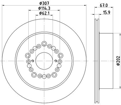 MINTEX Brake disc Article number: MDC906 cheaply