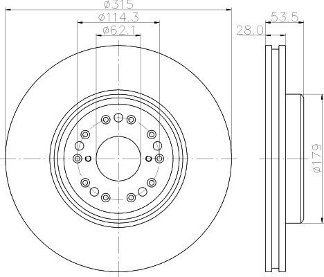 MINTEX Brake disc Article number: MDC1882 cheaply