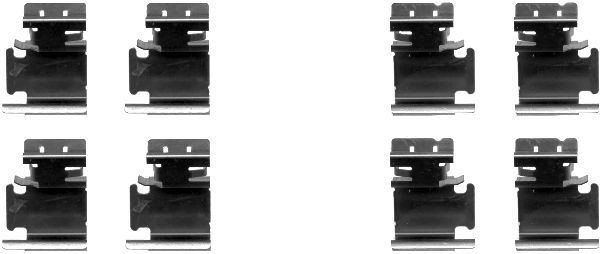 TEXTAR 82054300 Lisakomplekt, ketaspiduriklotsid C3 1.2 PureTech Flex 90 HP Bensiin/etanool