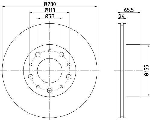 TEXTAR Brake disc Article number: 92116603 cheaply