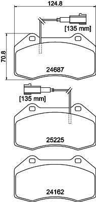 MINTEX Brake pad set Article number: MDB3207 cheaply