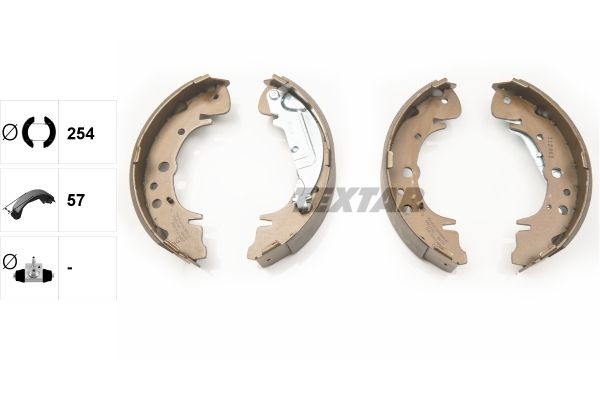 TEXTAR Brake Shoe Set Article number: 91070400 cheaply