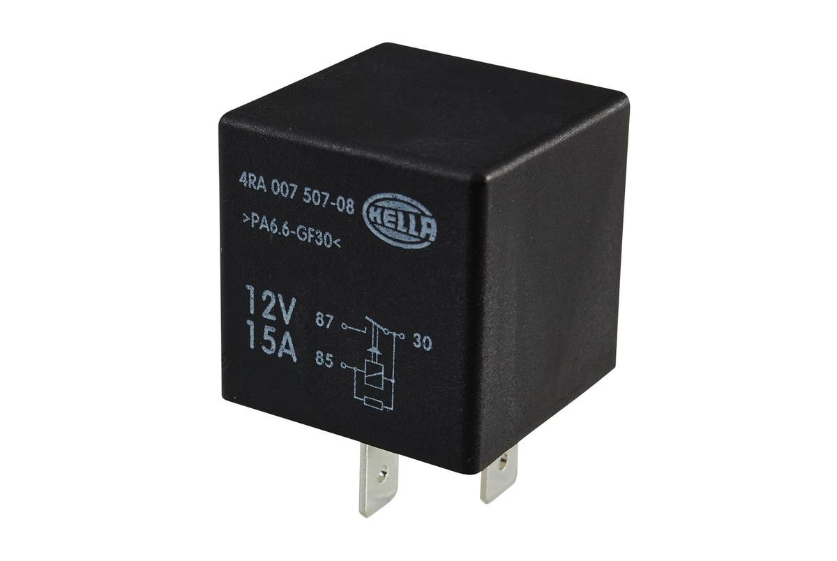 HELLA 4RA 007 507-081 Relay, main current PASSAT 1.8 G60 Syncro 160 PS Petrol 1997