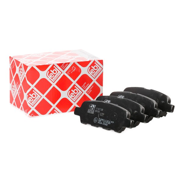 FEBI BILSTEIN Brake pad set Article number: 116198 cheaply