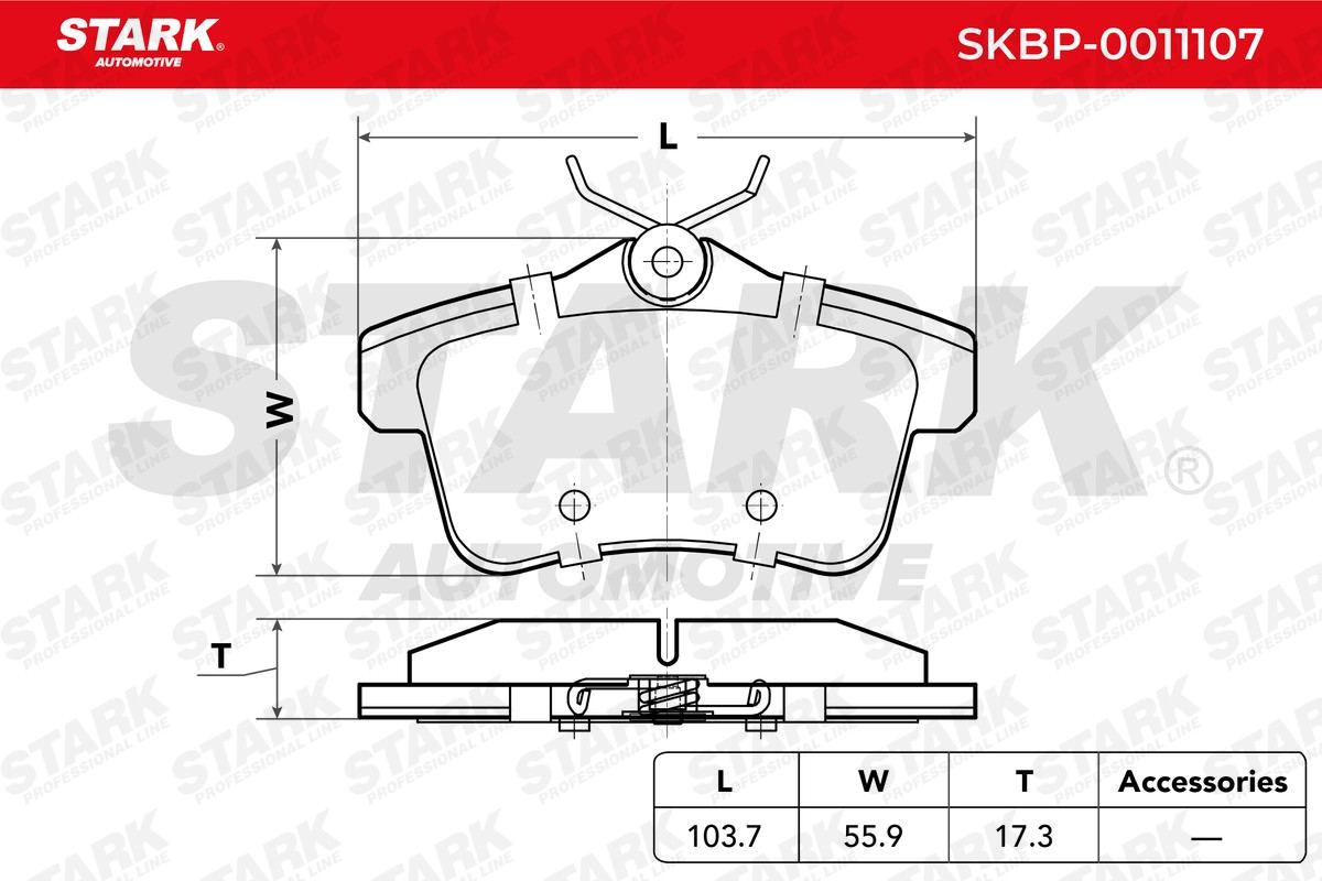 STARK Piduriklotsid Artikli number: SKBP-0011107 soodsalt
