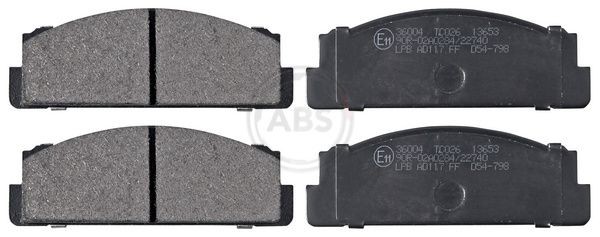 A.B.S. Brake pad set Article number: 36004 cheaply