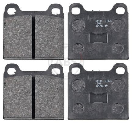 A.B.S. Brake pad set Article number: 36106 cheaply