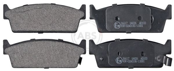 A.B.S. Brake pad set Article number: 36617 cheaply