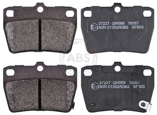 A.B.S. Brake pad set Article number: 37227 cheaply