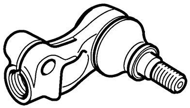 TRW Track rod end Article number: JTE105 cheaply
