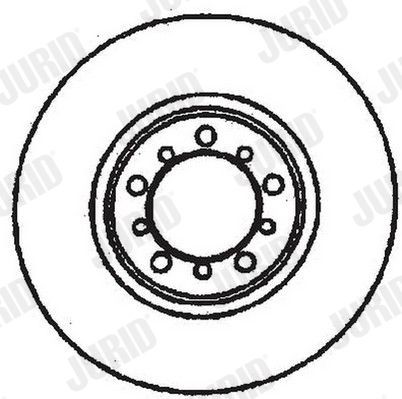 JURID Brake disc Article number: 561256J cheaply