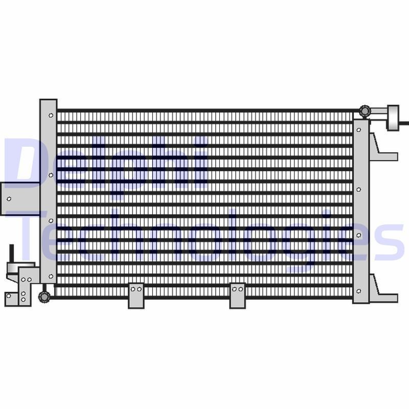 DELPHI Air conditioning condenser Article number: TSP0225053 cheaply