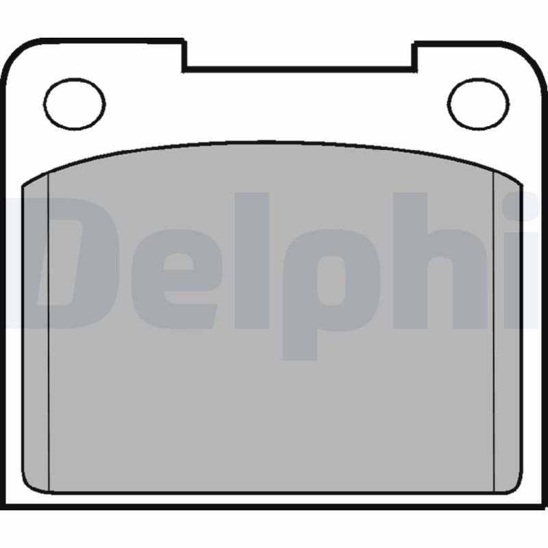 DELPHI Brake pad set Article number: LP15 cheaply