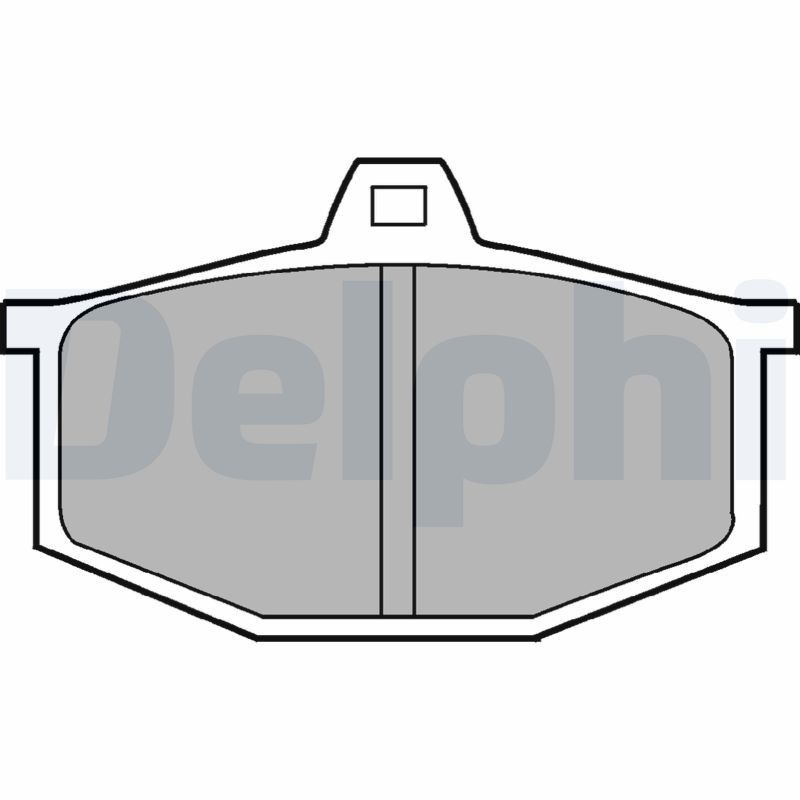 DELPHI Brake pad set Article number: LP170 cheaply