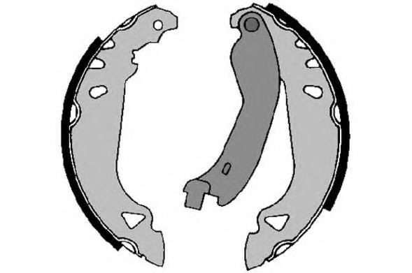 RAICAM Brake Shoe Set Article number: 2504 cheaply