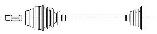 METELLI Drive shaft Article number: 17-0193 cheaply