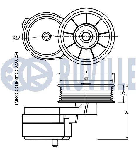 RUVILLE Motorophæng Varenummer: 325514 billige
