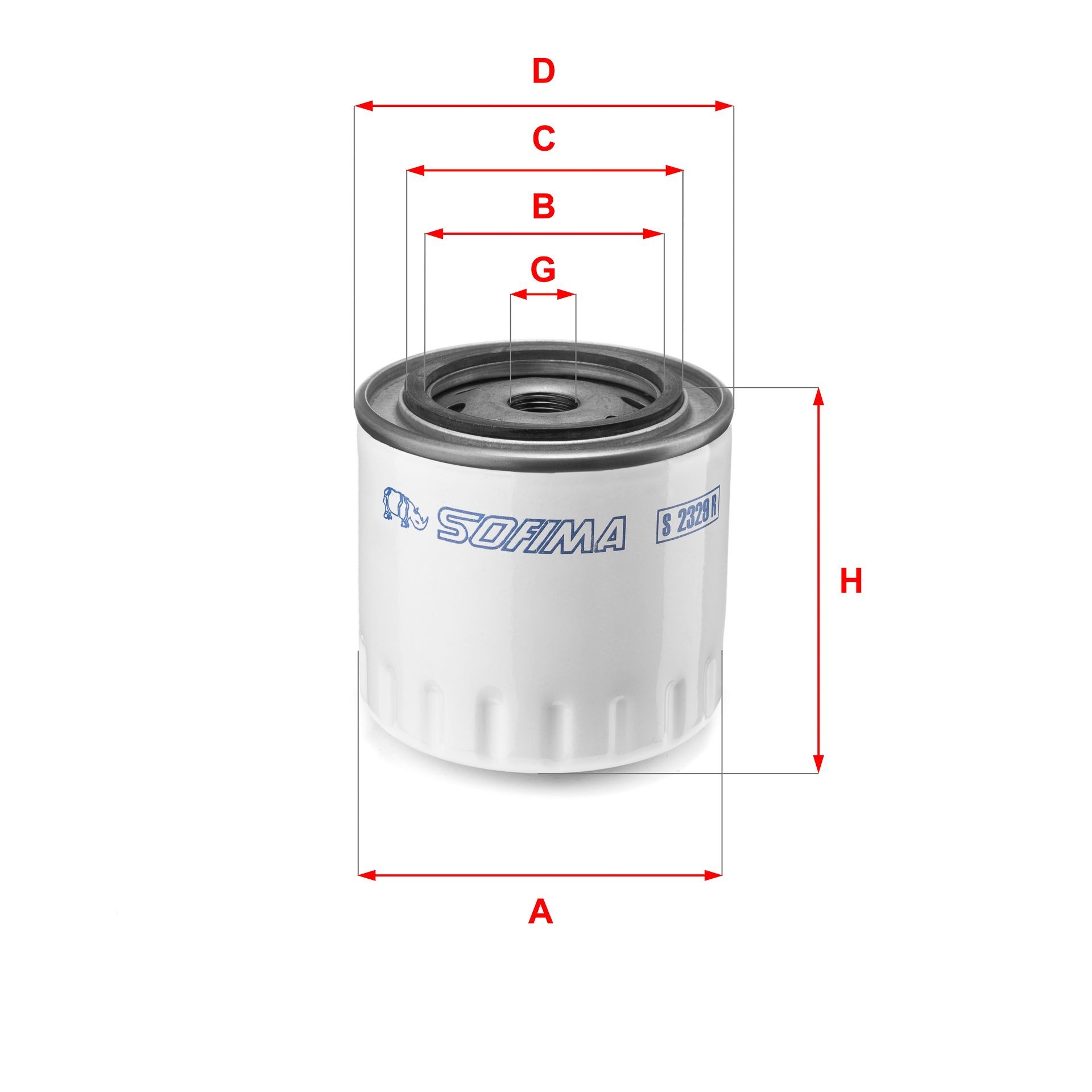 SOFIMA Air filter Article number: S 2030 A cheaply