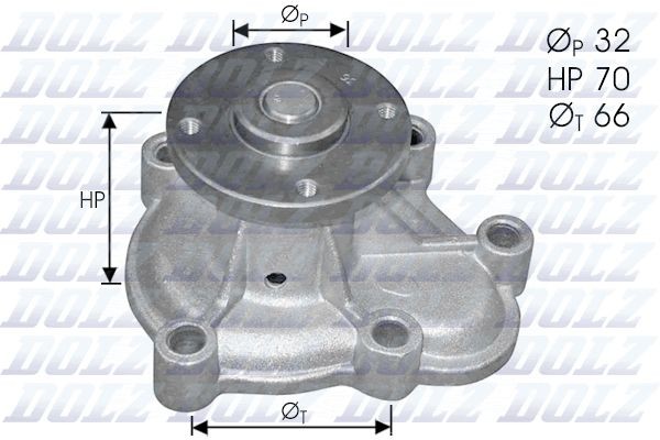 DOLZ Water pump Article number: O130 cheaply