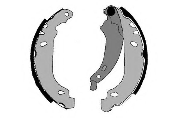 RAICAM Brake Shoe Set Article number: 2760 cheaply