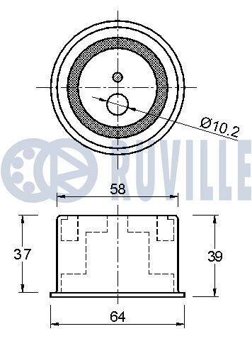 RUVILLE Motorophæng Varenummer: 325401 billige