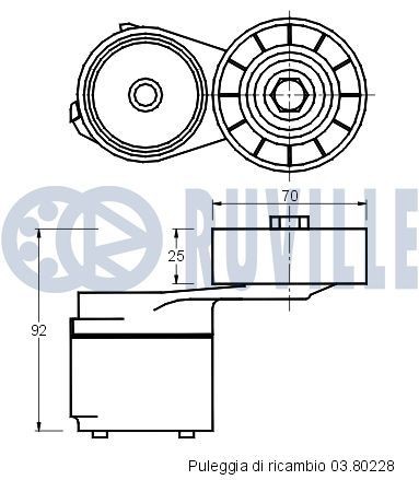 RUVILLE Motorophæng Varenummer: 325427 billige