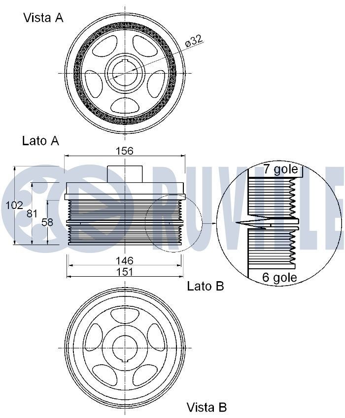 RUVILLE Wheel bearing kit Article number: 4099 cheaply