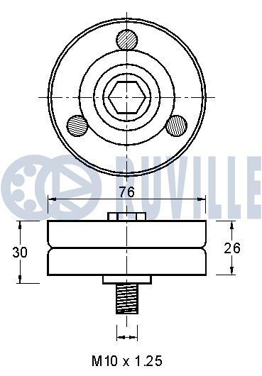 RUVILLE 3466007 Chain, oil pump drive C5 2.0 HDi 136 PS Diesel 2008