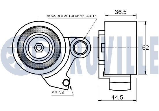 RUVILLE Rubber Buffer, suspension Article number: 835701 cheaply